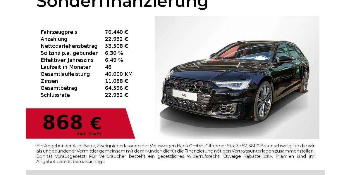 Audi S6 4.990 km 71.880 &euro; Nürnberg 90411