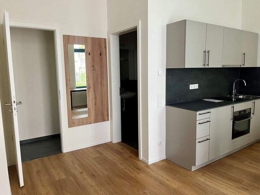 Loftige, möblierte 1-Zimmer-Wohnung mit großer Terrasse zum Erstbezug! 1 zimmer