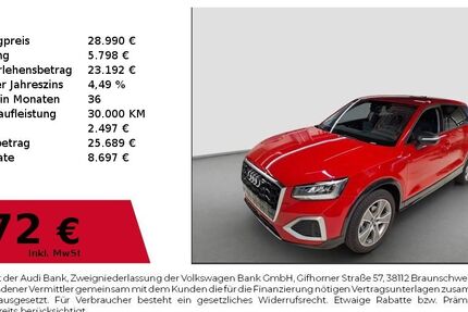 Audi Q2 7.413 km 28.990 &euro; Nürnberg 90441